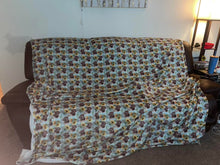 Load image into Gallery viewer, FLORAL MOON- GIANT SHAREABLE THROW BLANKET