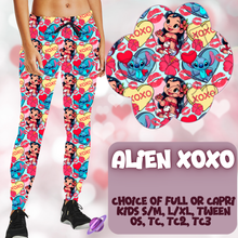 Load image into Gallery viewer, ALIEN XOXO - LEGGING/JOGGER/LOUNGER - LOVE YOU RUN PREORDER CLOSING 11/30