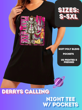 Load image into Gallery viewer, DERRYS CALLING - SLEEP SHIRT - PREORDER CLOSING 4/15