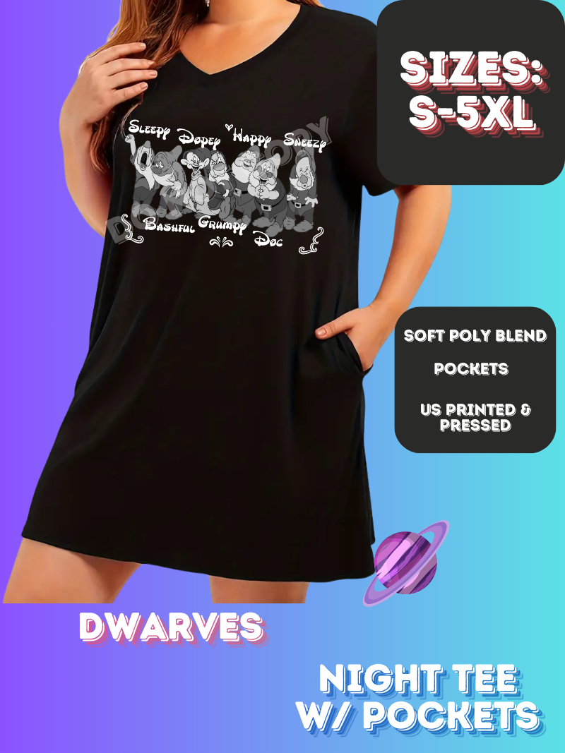 DWARVES - SLEEP SHIRT - PREORDER CLOSING 4/15