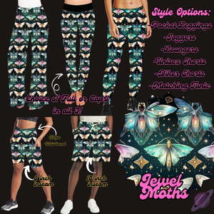 JEWEL MOTHS - LEGGING/JOGGER/LOUNGER/SHORTS - PRETTY RUN PREORDER CLOSING 3/21