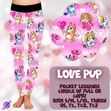 Load image into Gallery viewer, LOVE PUP - LEGGING/JOGGER/LOUNGER - LOVE YOU RUN PREORDER CLOSING 11/30