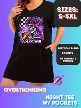 Load image into Gallery viewer, OVERTHINKING - SLEEP SHIRT - PREORDER CLOSING 4/15