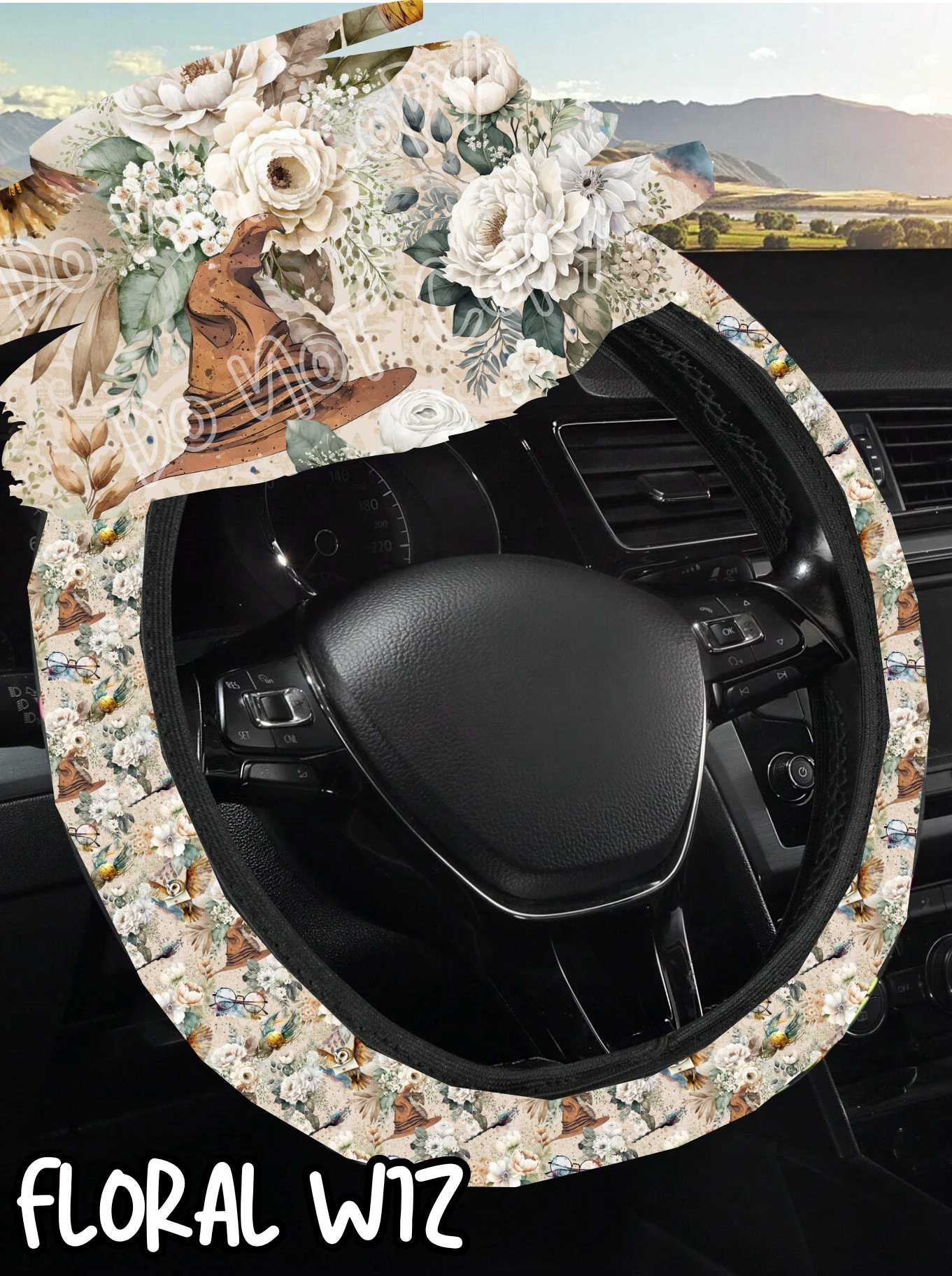 Floral Wiz - Steering Wheel Cover Preorder Round 3 Closing 10/25 ETA Early Dec
