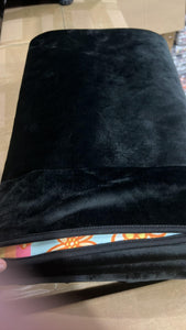 SAILOR BLUE - SOFT BLACK FLEECE THROWS 10 - PREORDER CLOSING 5/4
