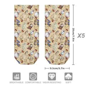 MOON & SUN - CUSTOM PRINTED SOCKS ROUND 2 PREORDER CLOSING 12/29 ETA FEB