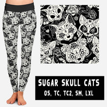 Load image into Gallery viewer, SUGAR SKULL CATS LEGGINGS AND JOGGERS