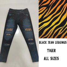 Load image into Gallery viewer, LEGGING JEAN RUN-TIGER (ACTIVE BACK POCKETS)