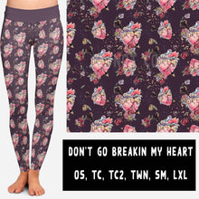 Load image into Gallery viewer, VDAY BATCH-DON&#39;T GO BREAKIN MY HEART LEGGINGS AND JOGGERS