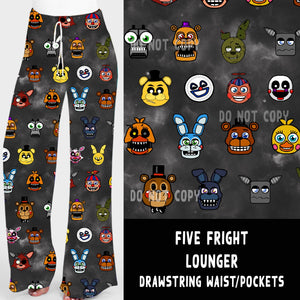 BATCH 63-FIVE FRIGHT ADULT/KIDS LOUNGER- PREORDER CLOSING 12/27
