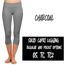 Load image into Gallery viewer, SOLID POCKET CAPRI (VARIETY OF COLORS)