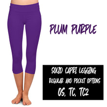 Load image into Gallery viewer, SOLID POCKET CAPRI (VARIETY OF COLORS)