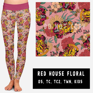 OUTFIT RUN 3-RED HOUSE FLORAL