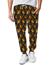 Load image into Gallery viewer, HIPPIE HALLOWEEN-TIE DYE CANDY CORN LEGGINGS JOGGERS