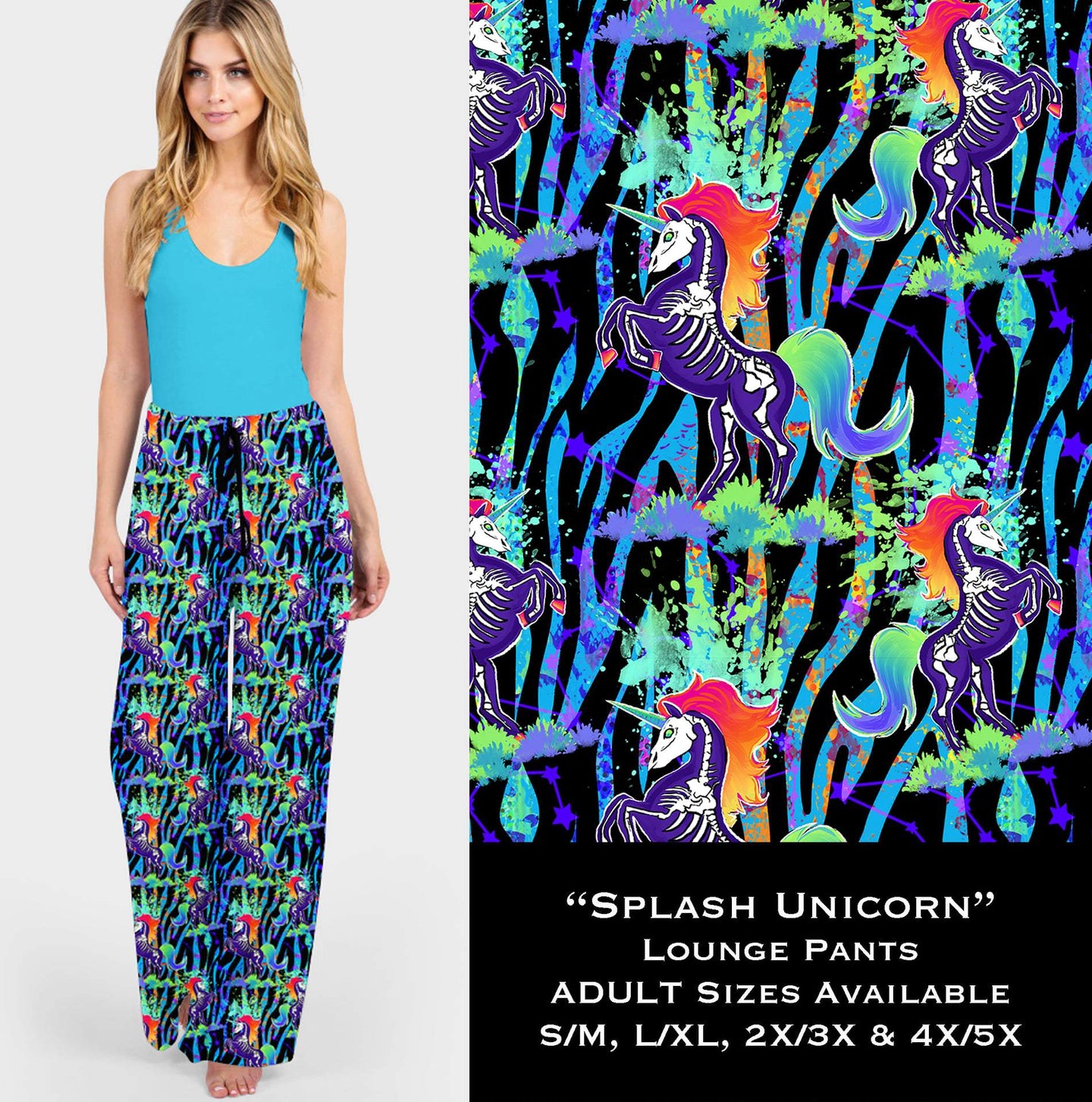 Splash Unicorn Lounge Pants
