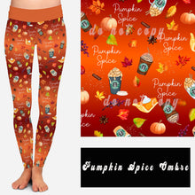 Load image into Gallery viewer, OUTFIT 6-PUMPKIN SPICE OMBRE LEGGINGS/JOGGERS PREORDER CLOSING 8/13