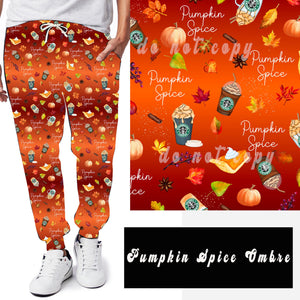 OUTFIT 6-PUMPKIN SPICE OMBRE LEGGINGS/JOGGERS PREORDER CLOSING 8/13