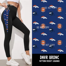 Load image into Gallery viewer, FBALL RUN-DNVR BRONC LEGGINGS/JOGGER-PREORDER CLOSING 9/12