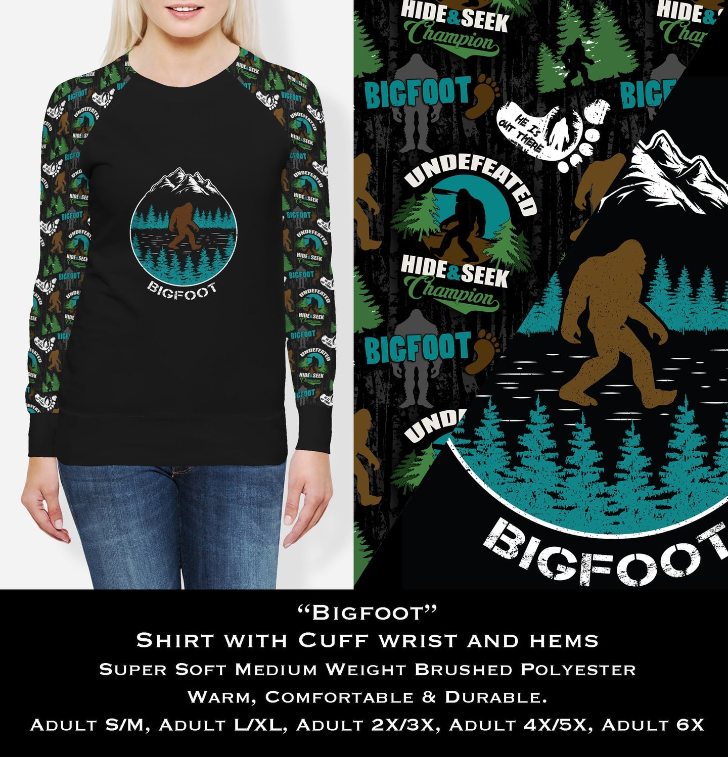 B105 - Bigfoot Cozy Comfort Sweatshirt - Preorder Closes 10/31