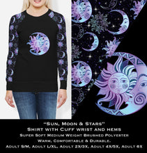 Load image into Gallery viewer, B105 - Sun, Moon &amp; Stars Cozy Comfort Sweatshirt - Preorder Closes 10/31