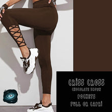 Load image into Gallery viewer, CRISS CROS RUN- CHOCOLATE BROWN PREORDER CLOSING 2/21