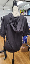 Load image into Gallery viewer, LC RUN- BLACK- SHORT SLEEVE HOODED JACKET- PREORDER CLOSING 4/8