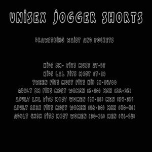 BATCH 68-THE B UNISEX JOGGER SHORTS- PREORDER CLOSING 6/10