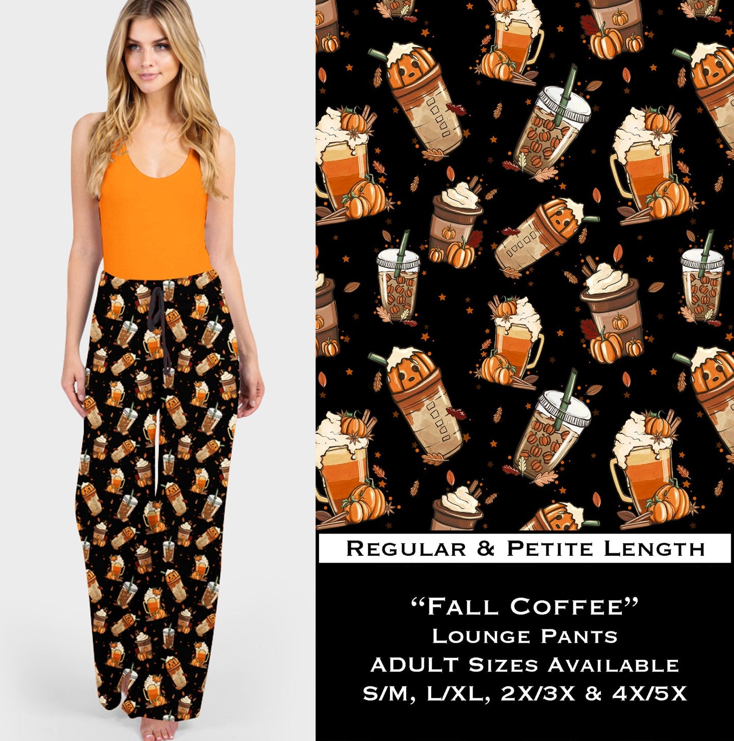 B121 - Fall Coffee Lounge Pants