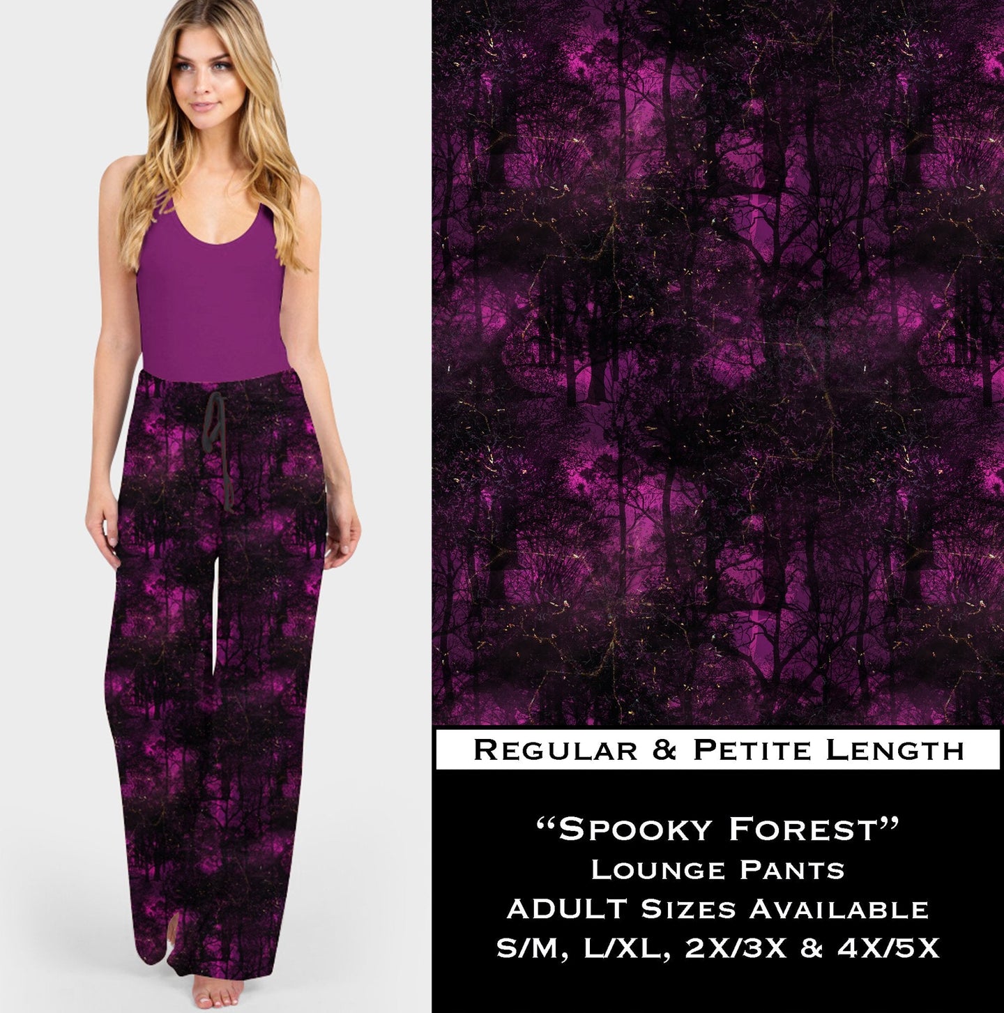 B121 - Spooky Forest Lounge Pants