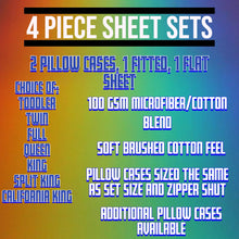 Load image into Gallery viewer, SHEET SET RUN- CAT HOUSE- PREORDER CLOSING 10/9