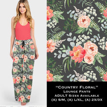 Load image into Gallery viewer, COUNTRY FLORAL LOUNGE PANTS