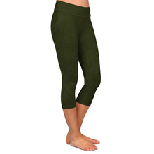 Load image into Gallery viewer, Color Collection - ARMY GREEN  Full &amp; Capri Leggings