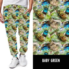 Load image into Gallery viewer, BATCH 60-BABY GREEN LEGGINGS/JOGGERS PREORDER CLOSING 10/8