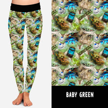 Load image into Gallery viewer, BATCH 60-BABY GREEN LEGGINGS/JOGGERS PREORDER CLOSING 10/8