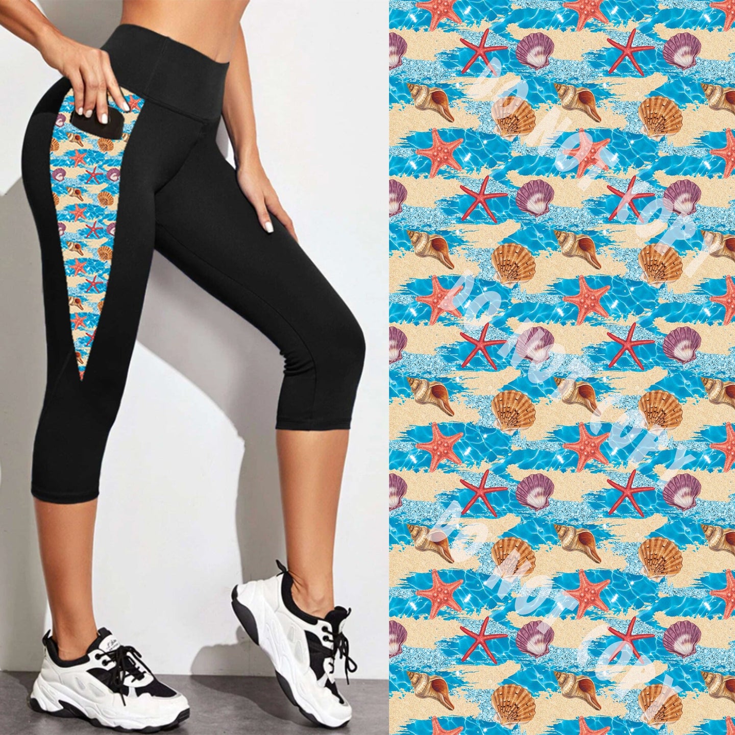 PPO RUN-BEACH STROKES CAPRI/LEGGING PREORDER CLOSING 4/22