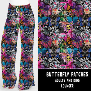 PATCHES RUN-BUTTERFLY PATCHES UNISEX LOUNGER- PREORDER CLOSING 11/5