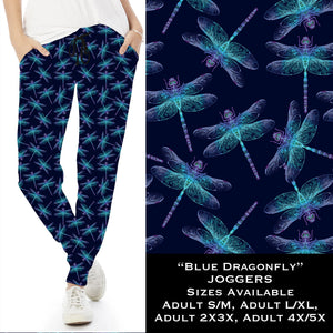 Blue Dragonfly - Full Joggers