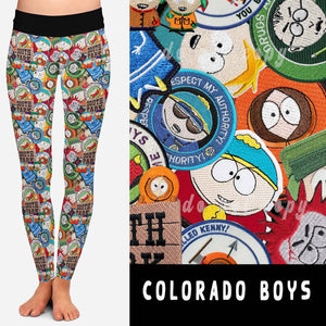 90'S TOON RUN-COLORADO BOYS LEGGINGS/JOGGERS PREORDER CLOSING 8/27