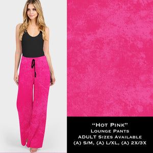Color Collection HOT PINK Lounge Pants