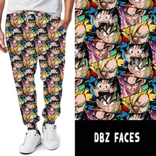 Load image into Gallery viewer, BATCH 59-DBZ FACES LEGGINGS/JOGGERS PREORDER CLOSING 9/27