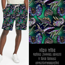 Load image into Gallery viewer, BATCH 68- DINO VIBE UNISEX JOGGER SHORTS- PREORDER CLOSING 6/10