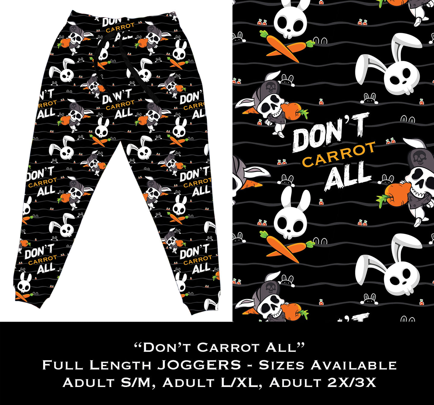 Don't Carrot All - Full & Capri Length Joggers