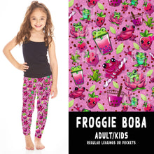 Load image into Gallery viewer, BATCH 62-FROGGIE BOBA LEGGINGS/JOGGERS PREORDER CLOSING 11/29