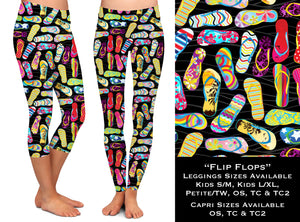 Flip Flop Full and Capri Leggings