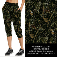 Load image into Gallery viewer, Forrest Camo Capri Joggers