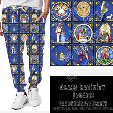 Load image into Gallery viewer, HOLIDAY BASH RUN- GLASS NATIVITY- LEGGINGS/JOGGERS PREORDER CLOSING 9/9