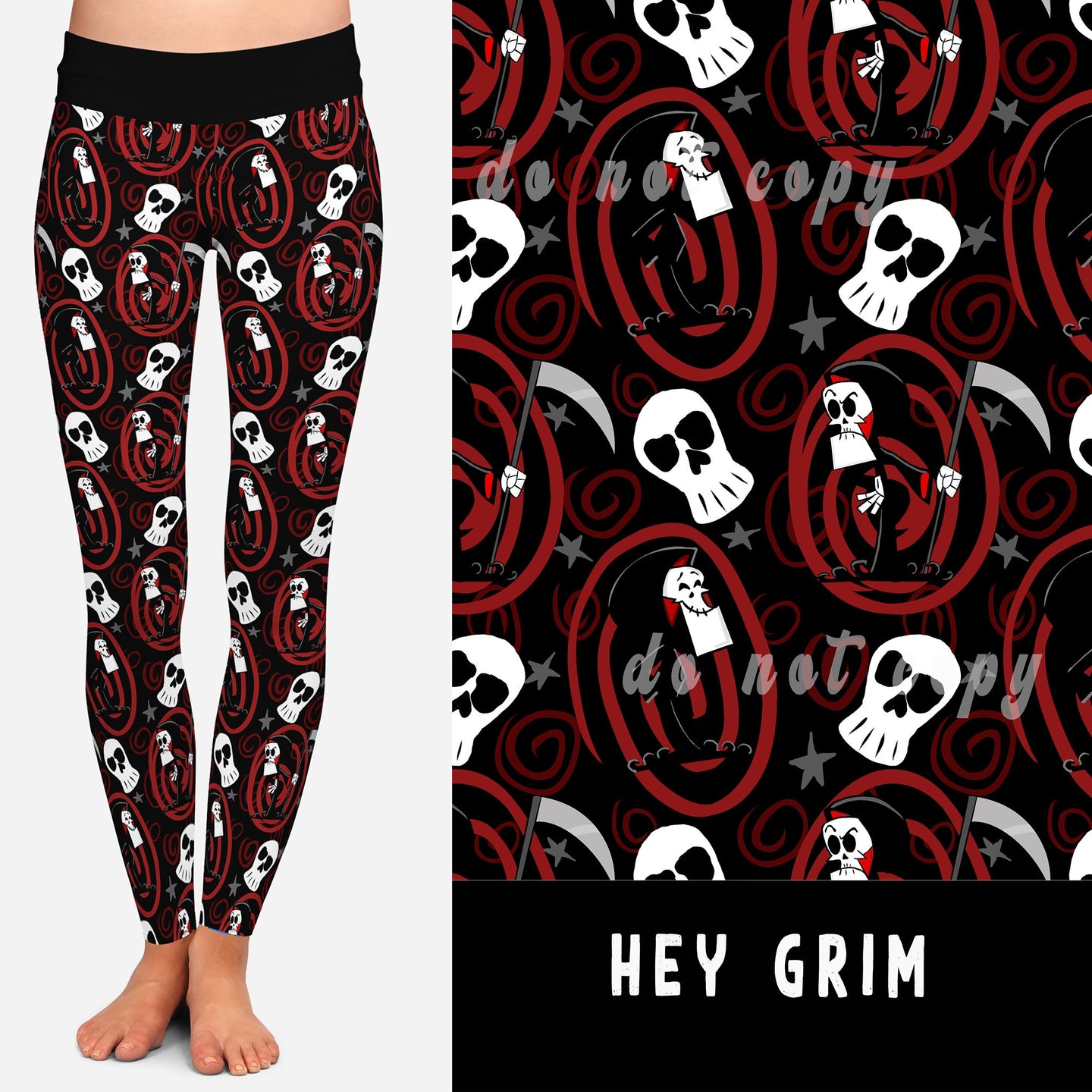 90'S TOON RUN- HEY GRIM LEGGINGS/JOGGERS PREORDER CLOSING 8/27