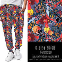 Load image into Gallery viewer, STRANGE RUN- H FIRE CHICK LEGGINGS/JOGGERS PREORDER CLOSING 7/15