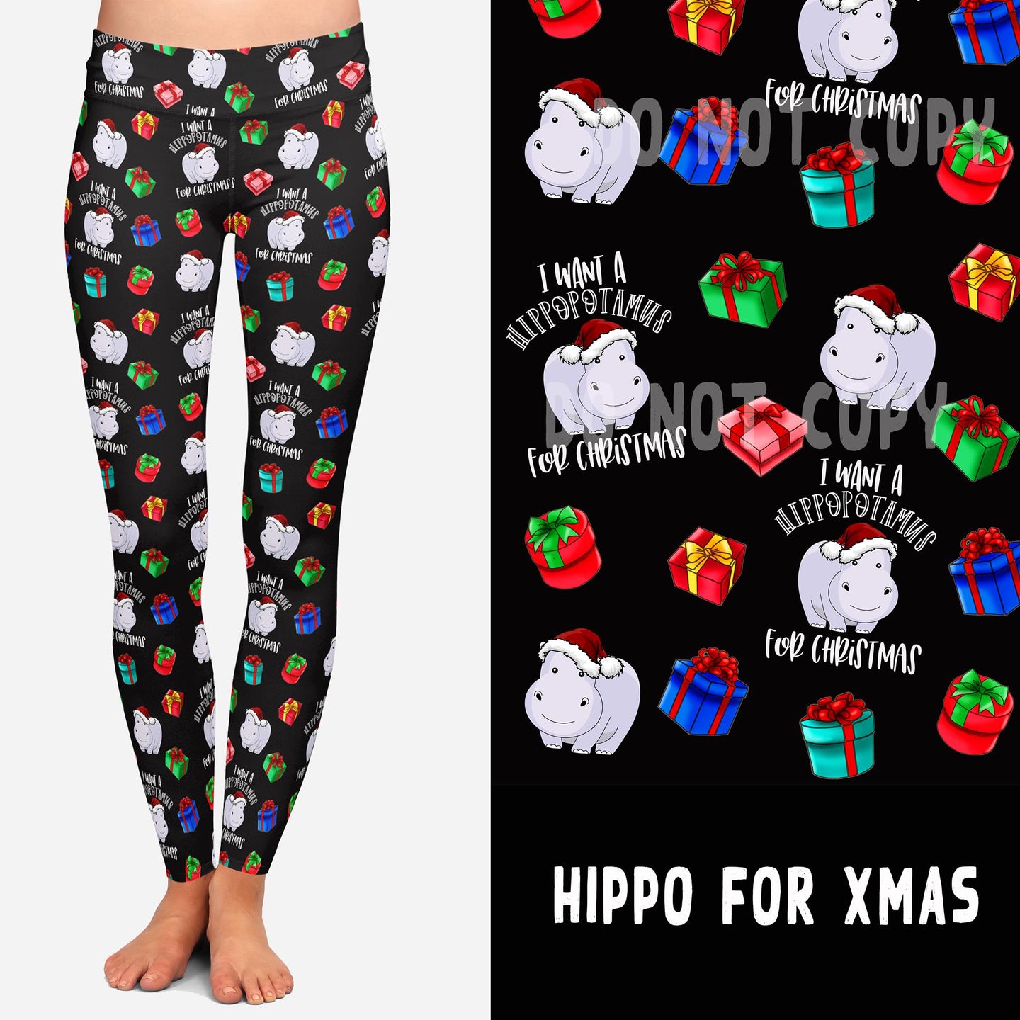 BATCH 59-HIPPO FOR XMAS LEGGINGS/JOGGERS PREORDER CLOSING 9/27