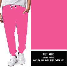 Load image into Gallery viewer, SOLIDS RUN-HOT PINK LEGGINGS/JOGGERS PREORDER CLOSING 10/25